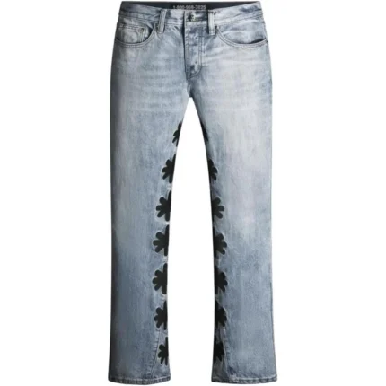 LostShdws Drkshdws Light Wash Denim Pants Black