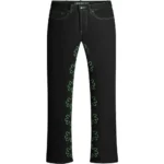 LostShdws Drkshdws Outline Denim Pants Green