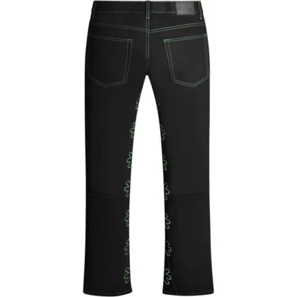 LostShdws Drkshdws Outline Denim Pants Green