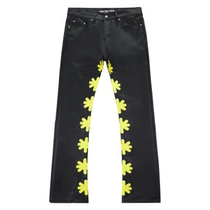 Lost Shadow Leather Pant | Yellow