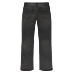 LostShdws Embossed Denim Pants Black