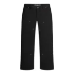 LostShdws Detached Double Knee Pants Black