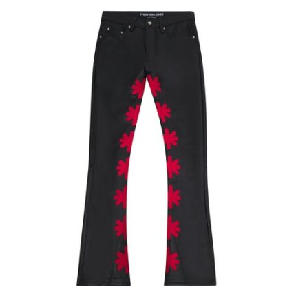 Lost Shadow Red Leather Pant