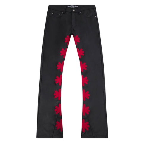 Lost Shadow Red Waxed Denim | Red Lost Shadow Red Waxed Denim | Red