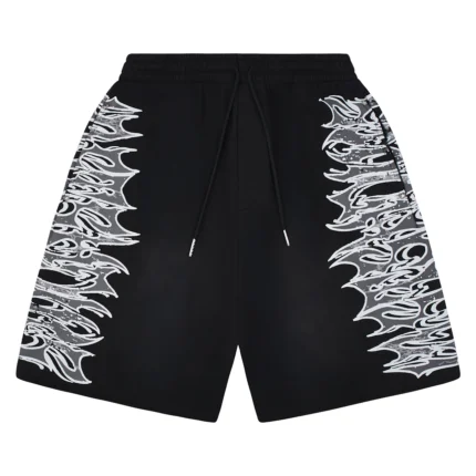 LS Graphic Sweatshort Black