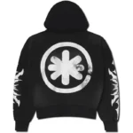 LostShdws Complex Con Exclusive Acid Wash Zip Up Hoodie Black
