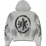 LostShdws Complex Con Exclusive Acid Wash Zip Up Hoodie Grey